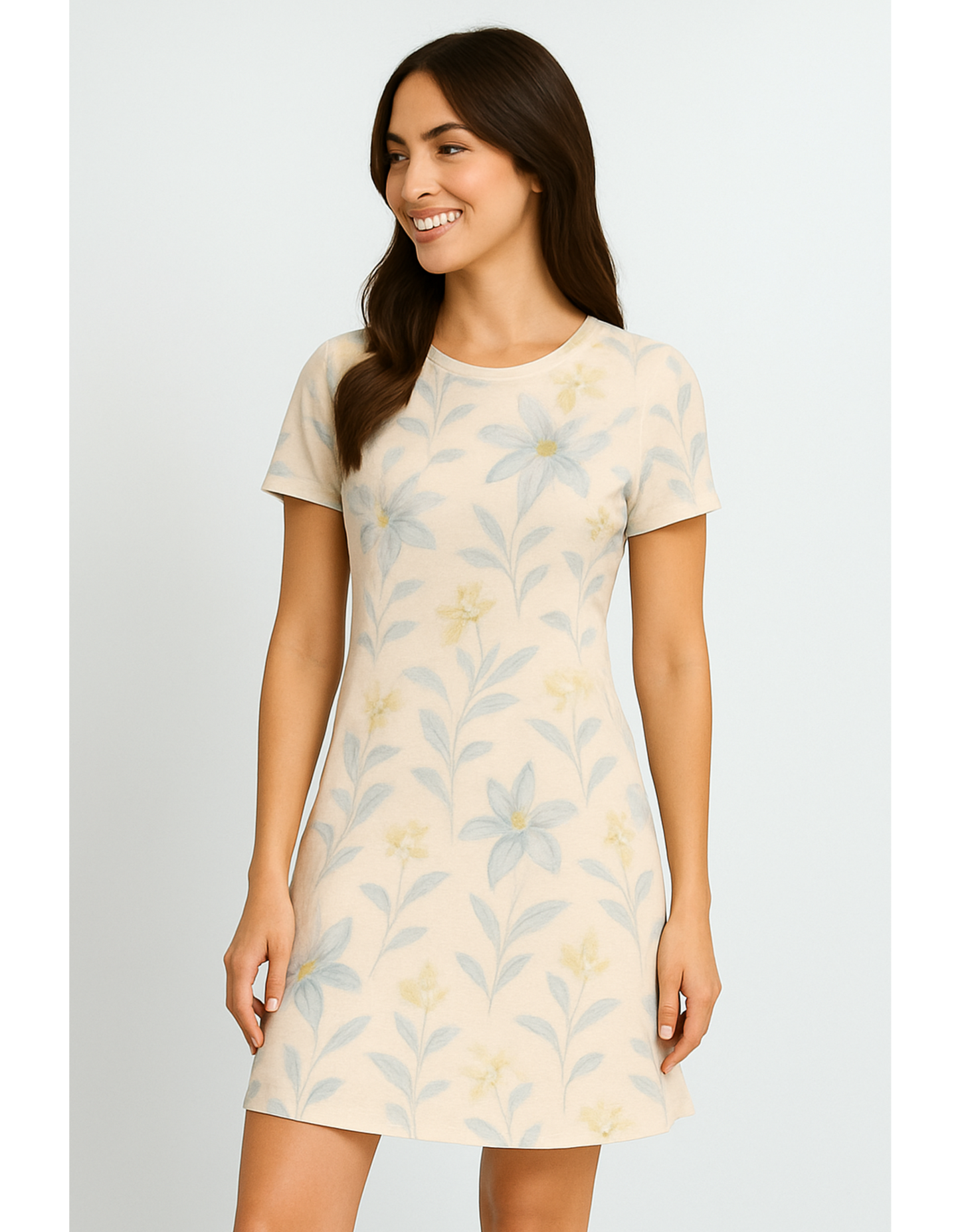 Women’s AOP A-Line Dress – Fit & Flare | Breathable, Stretchable, Wrinkle-Free Poly Spandex