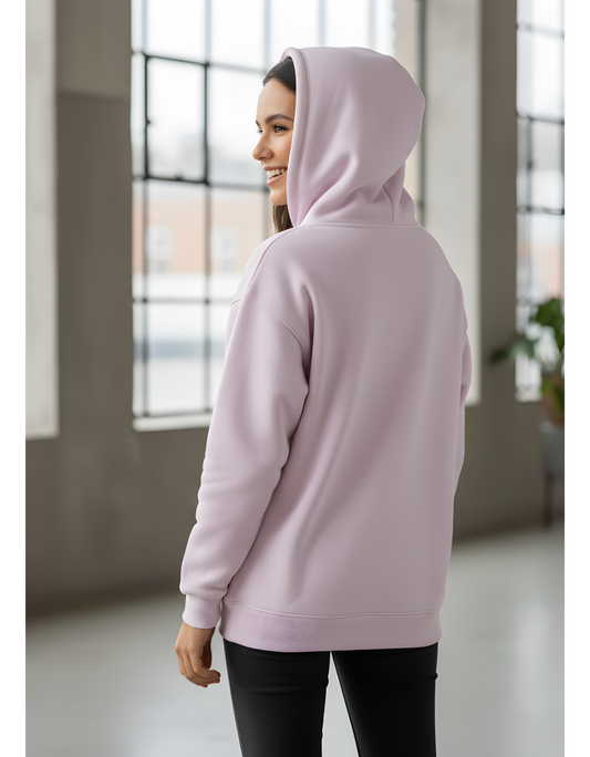 Unisex Oversized Hoodie with Printed Design | 400 GSM Cotton Blend | Heavyweight & Pre-Shrunk