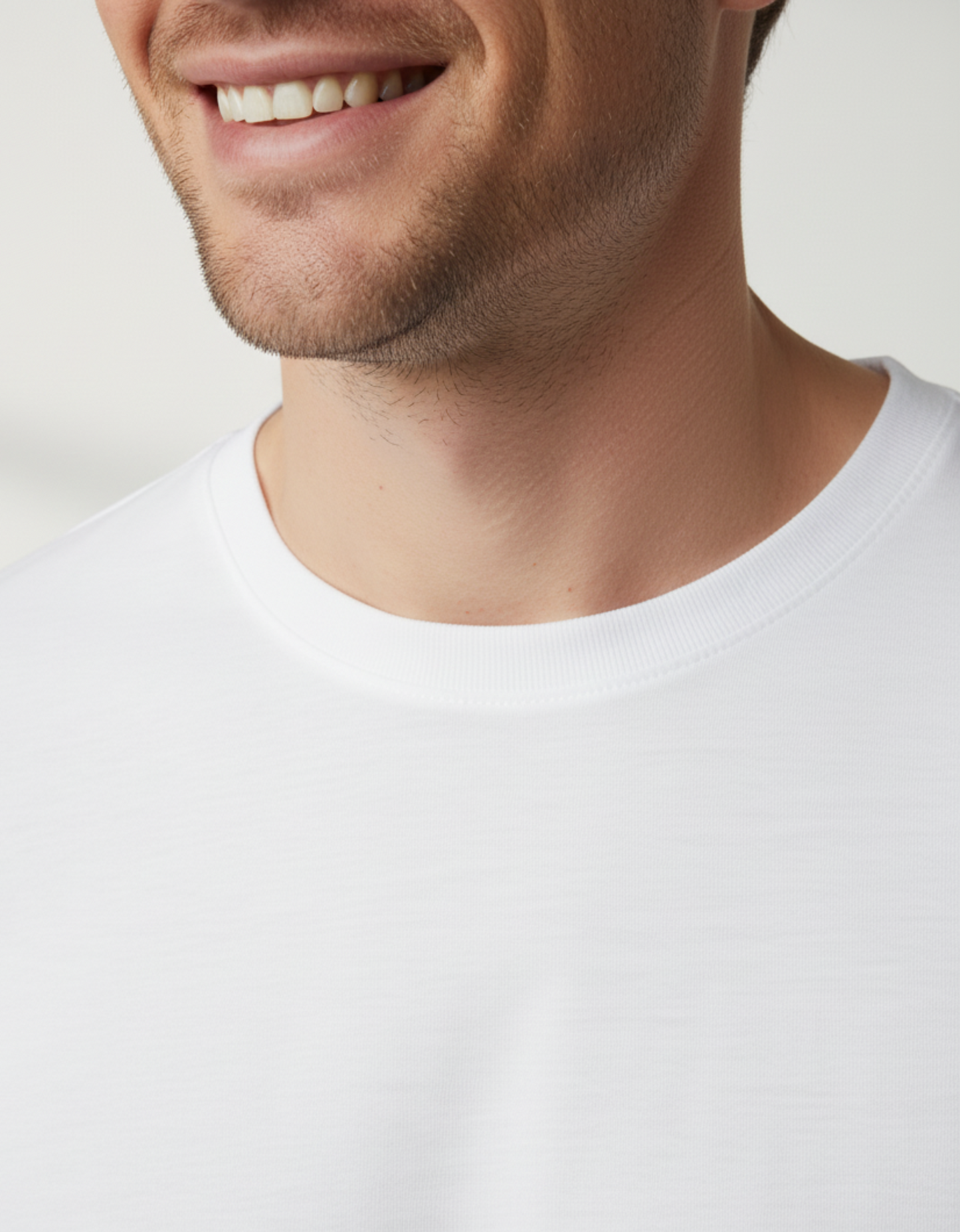 Classic White Long Sleeve T-Shirt for Men - 180 GSM Super Combed Cotton Tee
