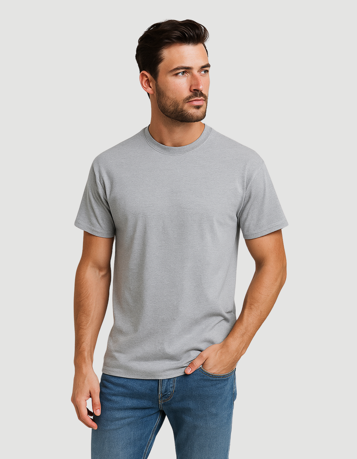 Unisex Classic Crew T-Shirt | 100% Cotton | Regular Fit | Plain Everyday Tee