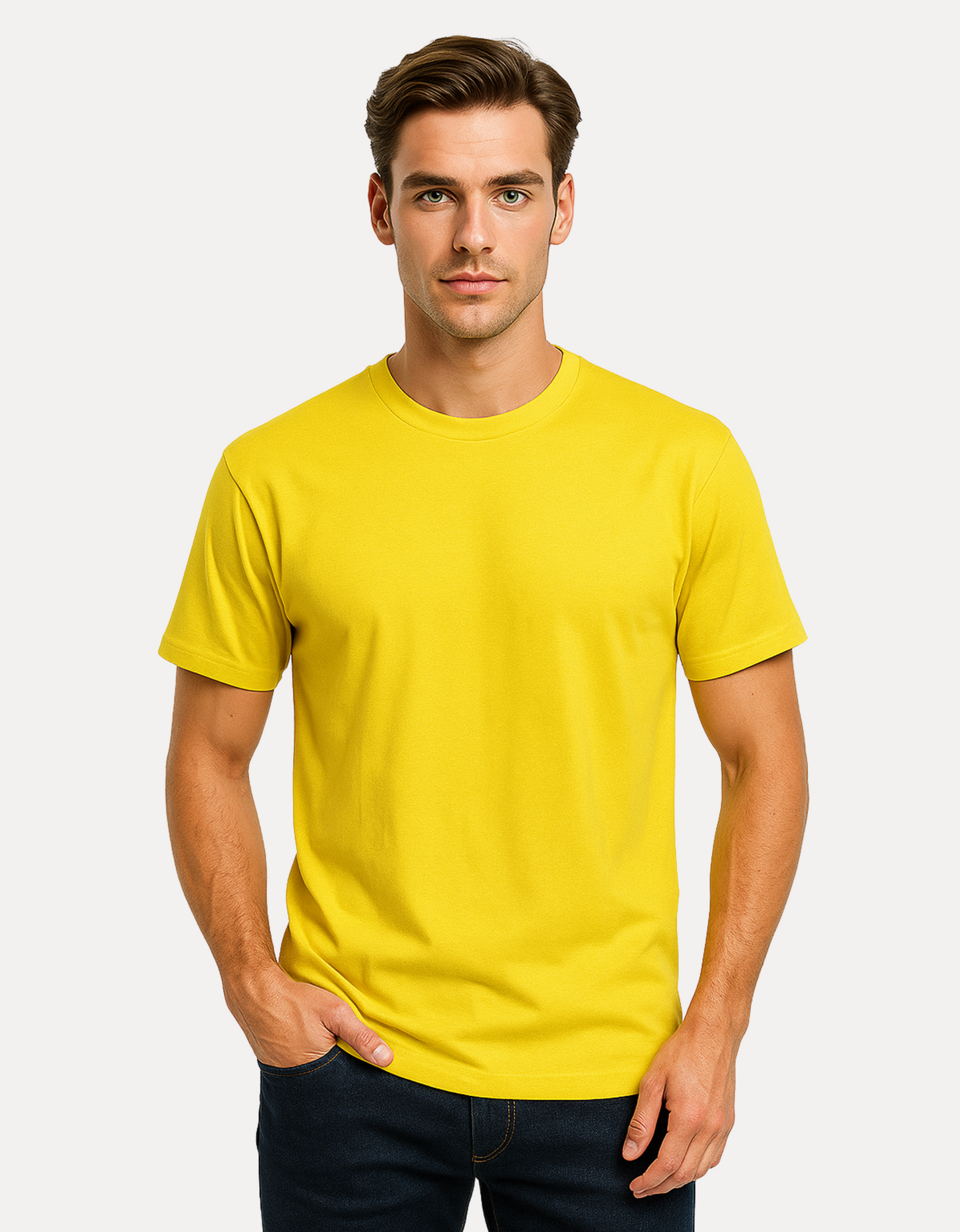 Unisex Classic Crew T-Shirt | 100% Cotton | Regular Fit | Plain Everyday Tee