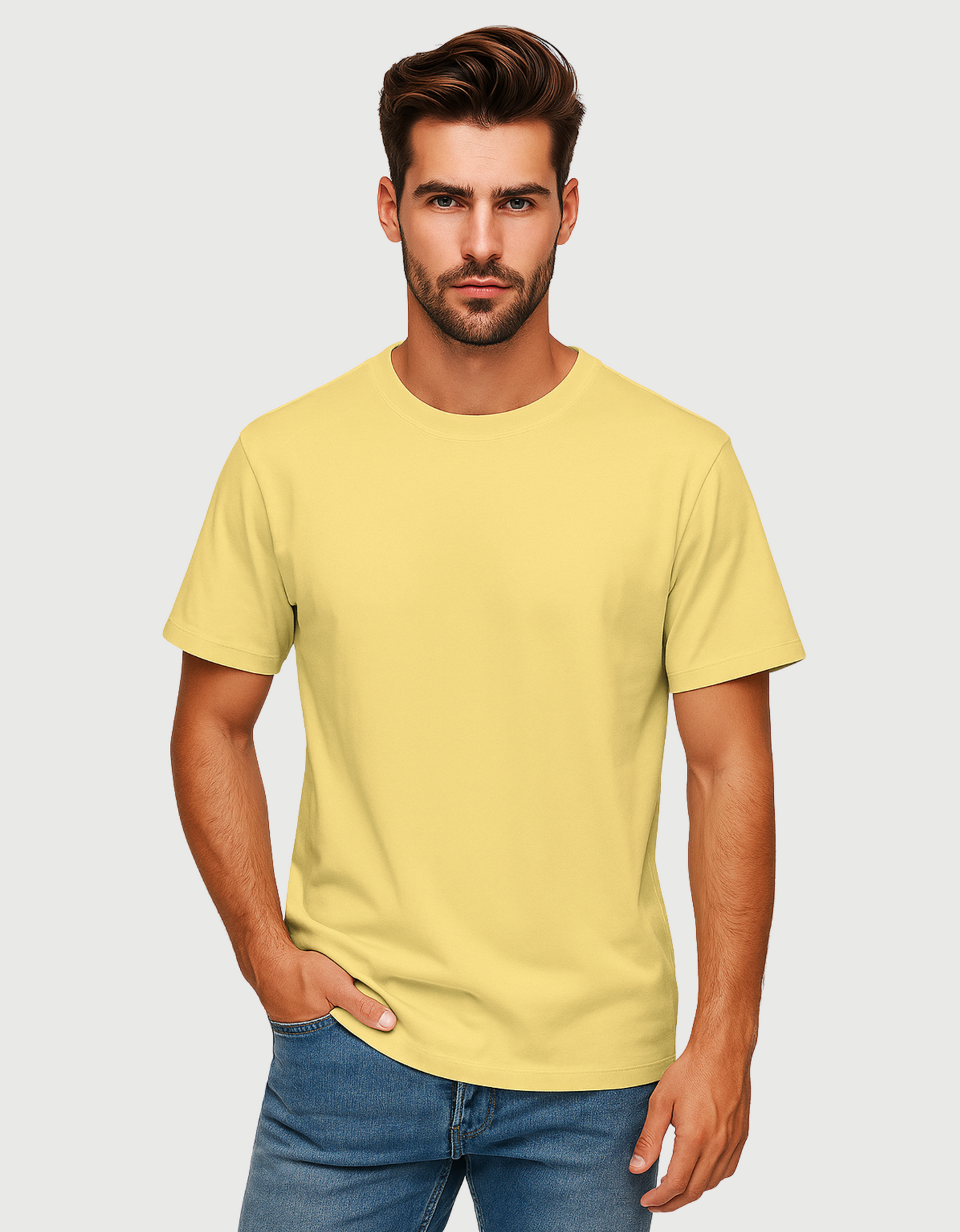 Unisex Classic Crew T-Shirt | 100% Cotton | Regular Fit | Plain Everyday Tee