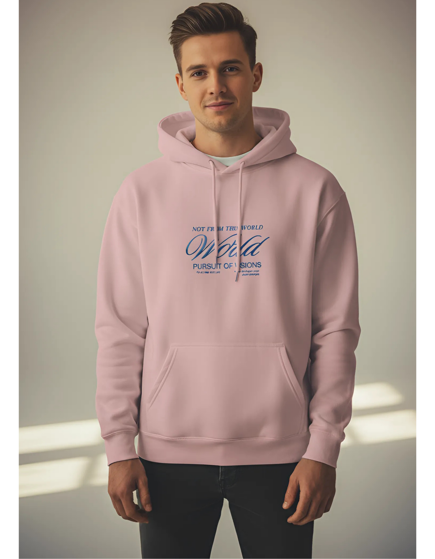 Unisex Heavyweight Hoodie | 300 GSM Cotton Blend | Pre-Shrunk, Bio Washed & Derby Ribbed