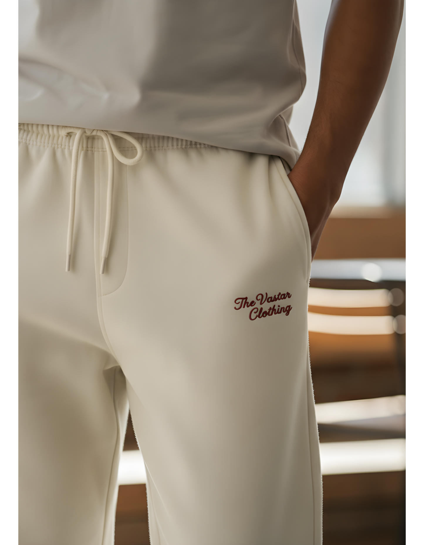 Unisex Heavyweight Sweatpants with Printed Design | 260 GSM Cotton Terry | Loose Fit & Comfortable