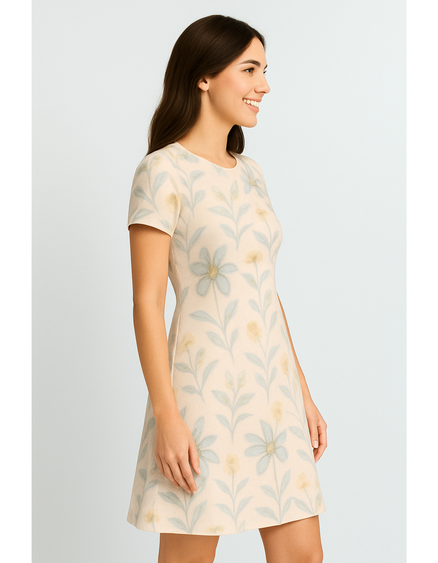 Women’s AOP A-Line Dress – Fit & Flare | Breathable, Stretchable, Wrinkle-Free Poly Spandex