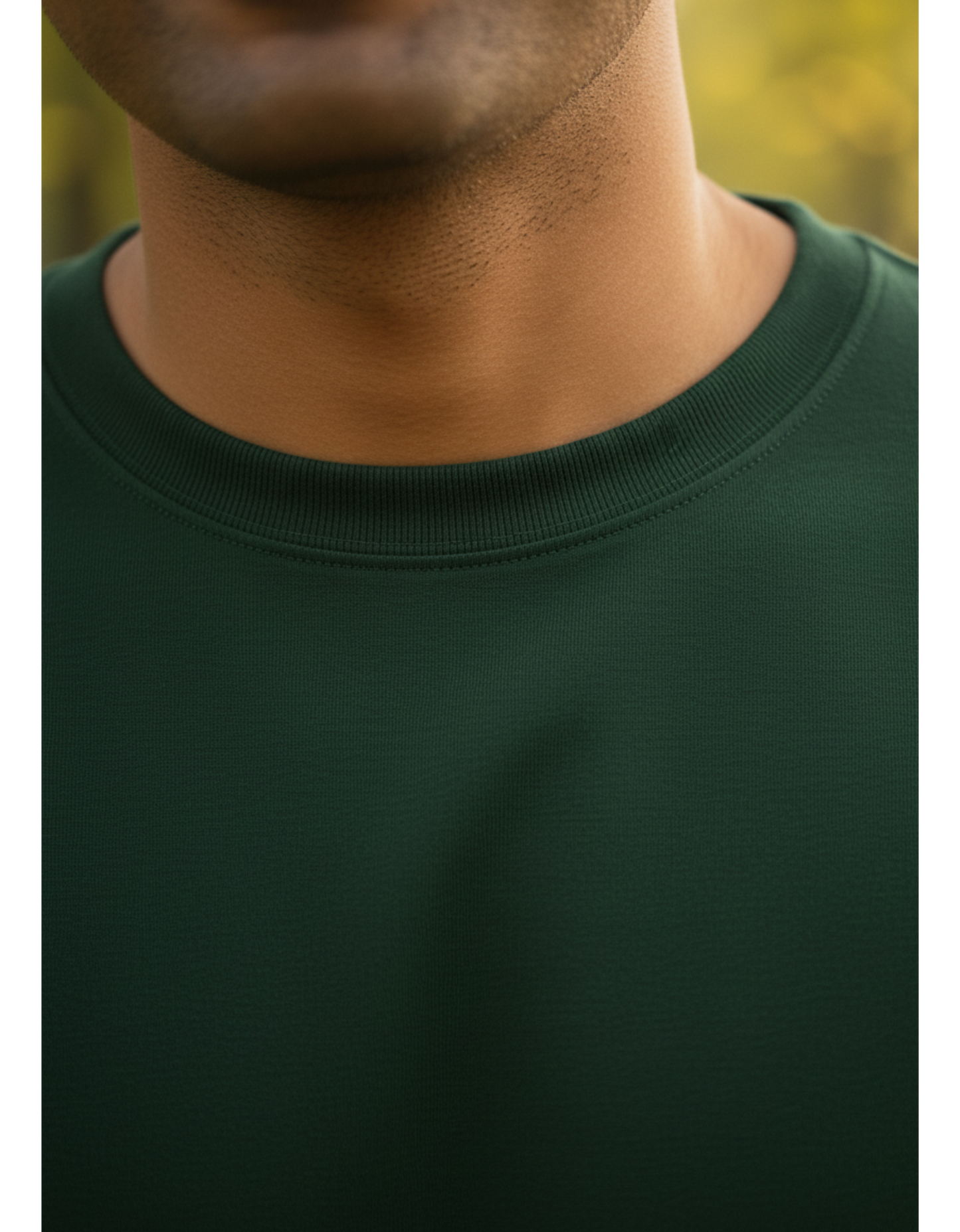 Men's Full Sleeve Bottle Green T-Shirt | 100% Super Combed Cotton | Pre-Shrunk & Bio Washed