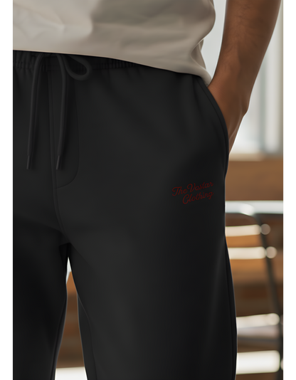 Unisex Heavyweight Sweatpants with Printed Design | 260 GSM Cotton Terry | Loose Fit & Comfortable