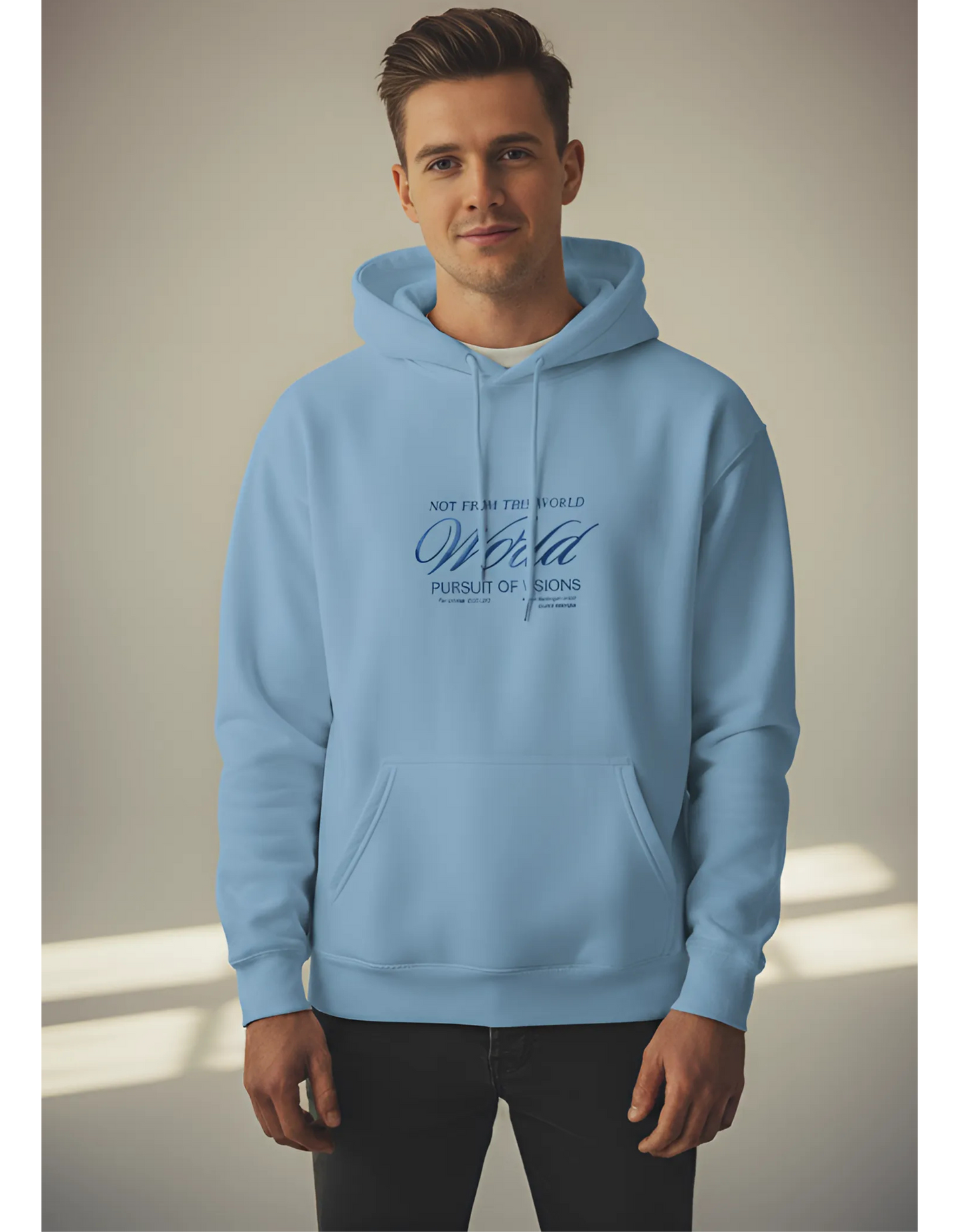 Unisex Heavyweight Hoodie | 300 GSM Cotton Blend | Pre-Shrunk, Bio Washed & Derby Ribbed