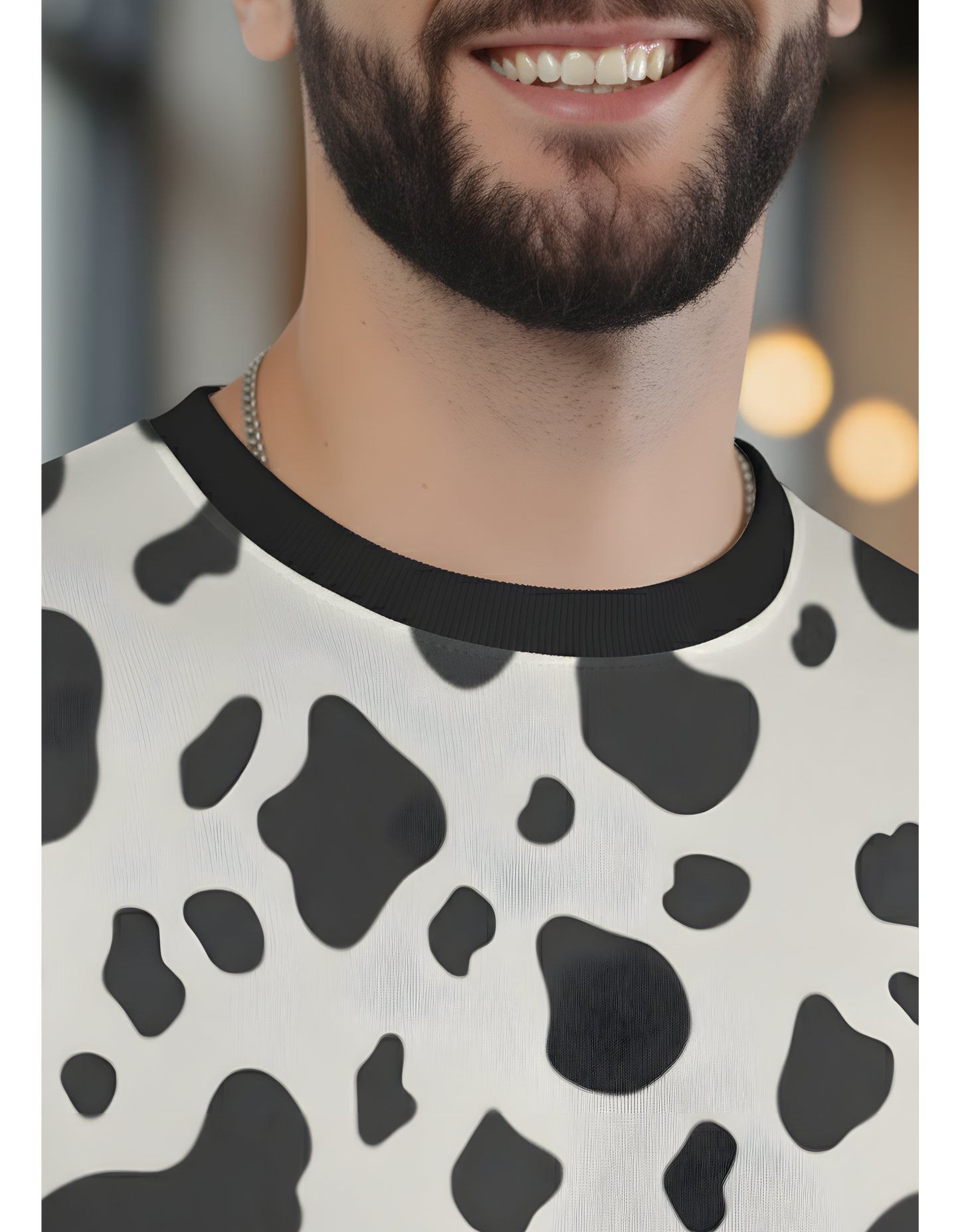 Unisex All-Over Print (AOP) Sweatshirt | Cow Printed | Soft & Fade-Proof