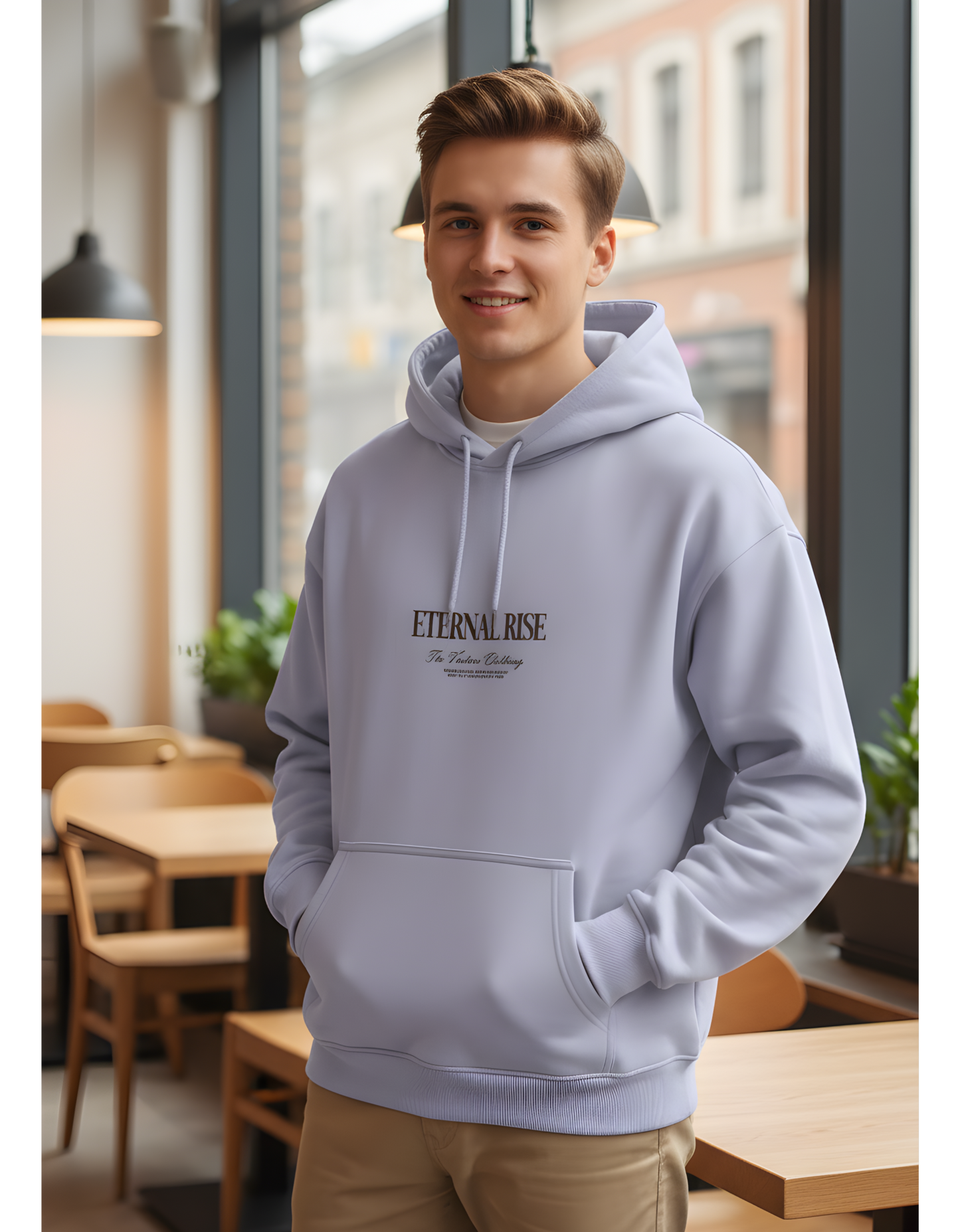 Unisex Oversized Hoodie with Printed Design | 400 GSM Cotton Blend | Heavyweight & Pre-Shrunk