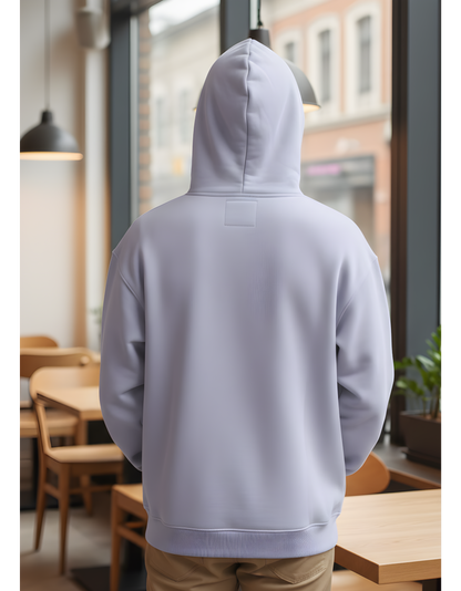 Unisex Oversized Hoodie with Printed Design | 400 GSM Cotton Blend | Heavyweight & Pre-Shrunk