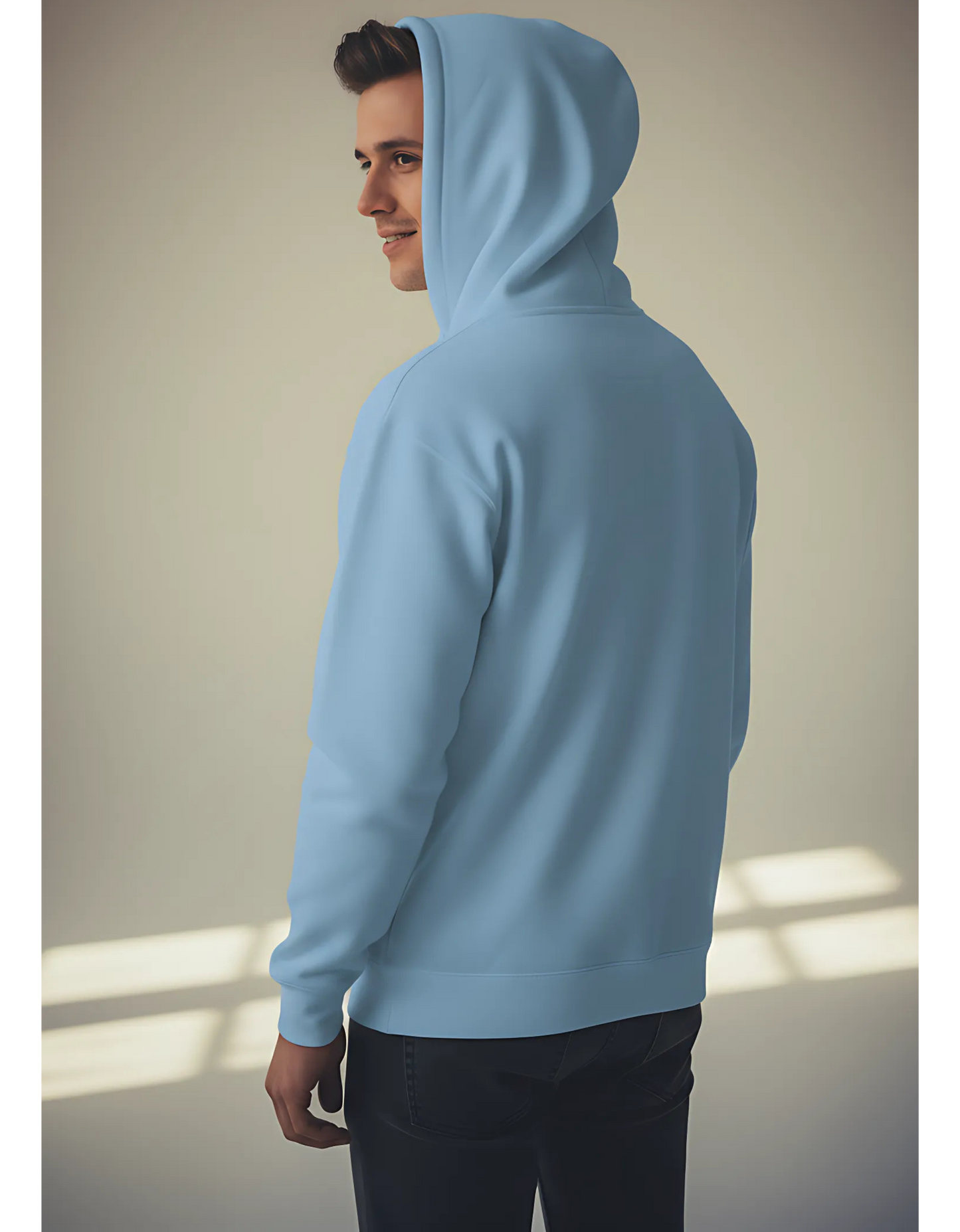 Unisex Heavyweight Hoodie | 300 GSM Cotton Blend | Pre-Shrunk, Bio Washed & Derby Ribbed