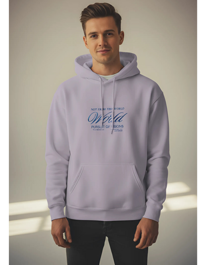 Unisex Heavyweight Hoodie | 300 GSM Cotton Blend | Pre-Shrunk, Bio Washed & Derby Ribbed