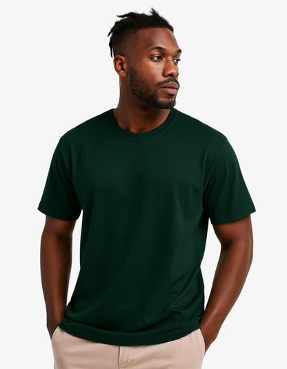Unisex Classic Crew T-Shirt | 100% Cotton | Regular Fit | Plain Everyday Tee