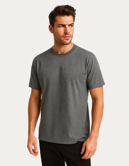 Unisex Classic Crew T-Shirt | 100% Cotton | Regular Fit | Plain Everyday Tee