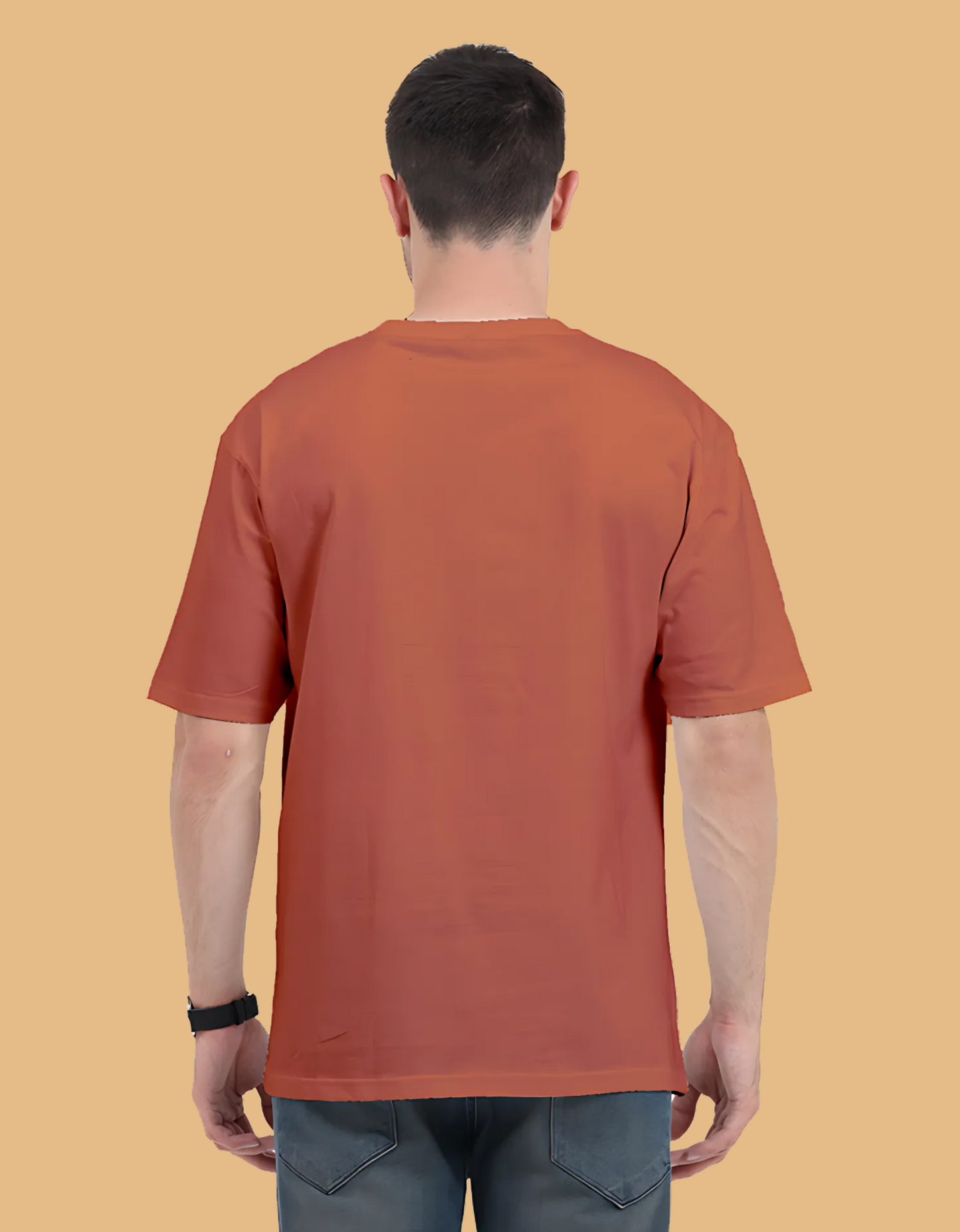 Unisex Oversized Classic T-Shirt – “Make Today Great” Motivational Graphic Print | 240 GSM, Super Combed Cotton