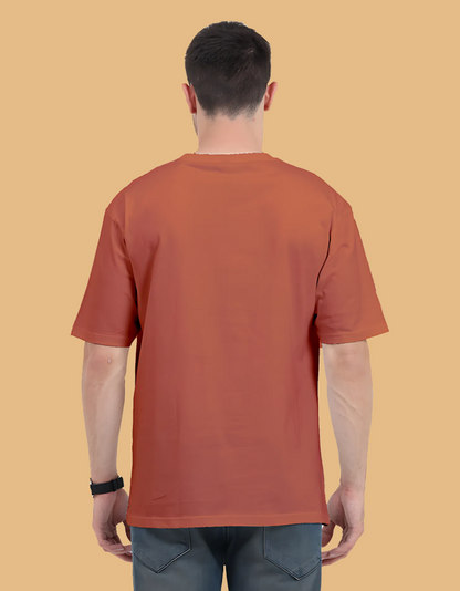 Unisex Oversized Classic T-Shirt – “Make Today Great” Motivational Graphic Print | 240 GSM, Super Combed Cotton