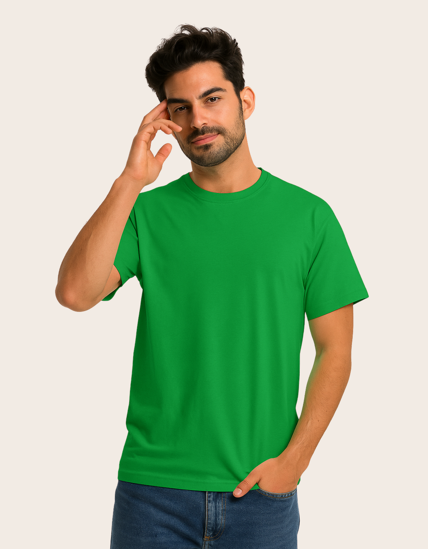 Unisex Classic Crew T-Shirt | 100% Cotton | Regular Fit | Plain Everyday Tee
