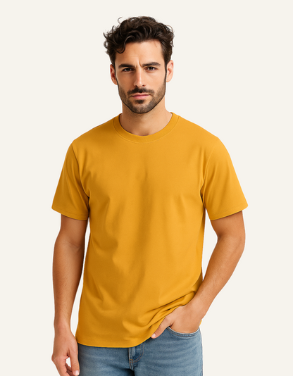 Unisex Classic Crew T-Shirt | 100% Cotton | Regular Fit | Plain Everyday Tee