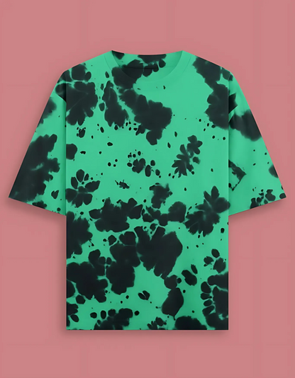 Unisex Oversized Tie-Dye T-Shirt | 260 GSM Heavyweight Cotton Blend | Drop Shoulder | Streetwear Tee
