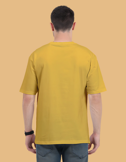 Unisex Oversized Classic T-Shirt – “Make Today Great” Motivational Graphic Print | 240 GSM, Super Combed Cotton