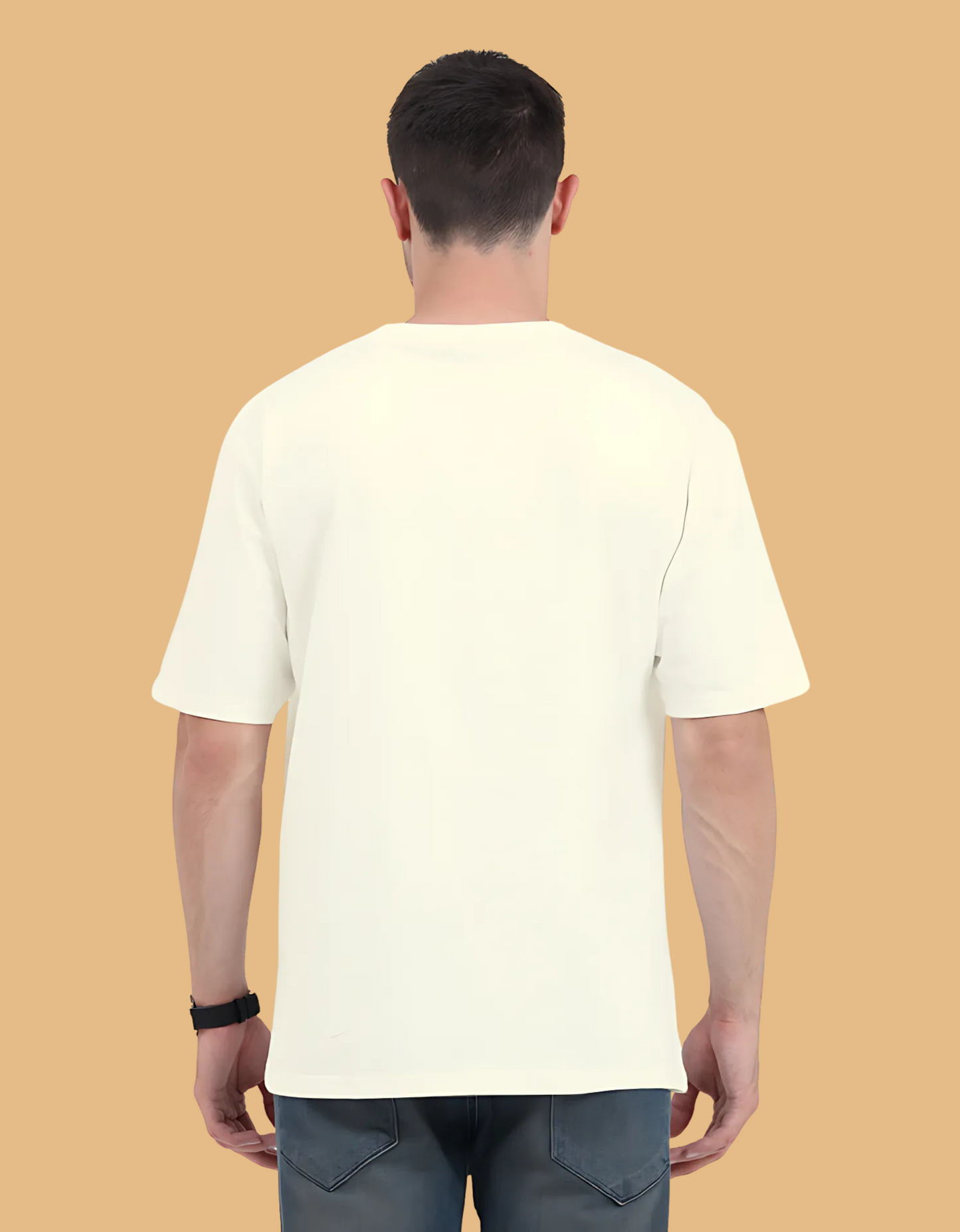 Unisex Oversized Classic T-Shirt – “Make Today Great” Motivational Graphic Print | 240 GSM, Super Combed Cotton
