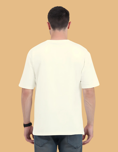 Unisex Oversized Classic T-Shirt – “Make Today Great” Motivational Graphic Print | 240 GSM, Super Combed Cotton