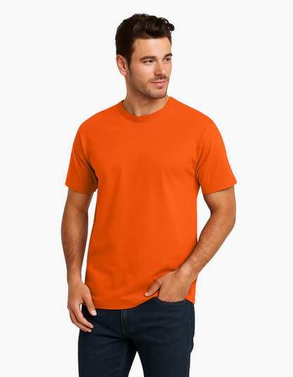 Unisex Classic Crew T-Shirt | 100% Cotton | Regular Fit | Plain Everyday Tee