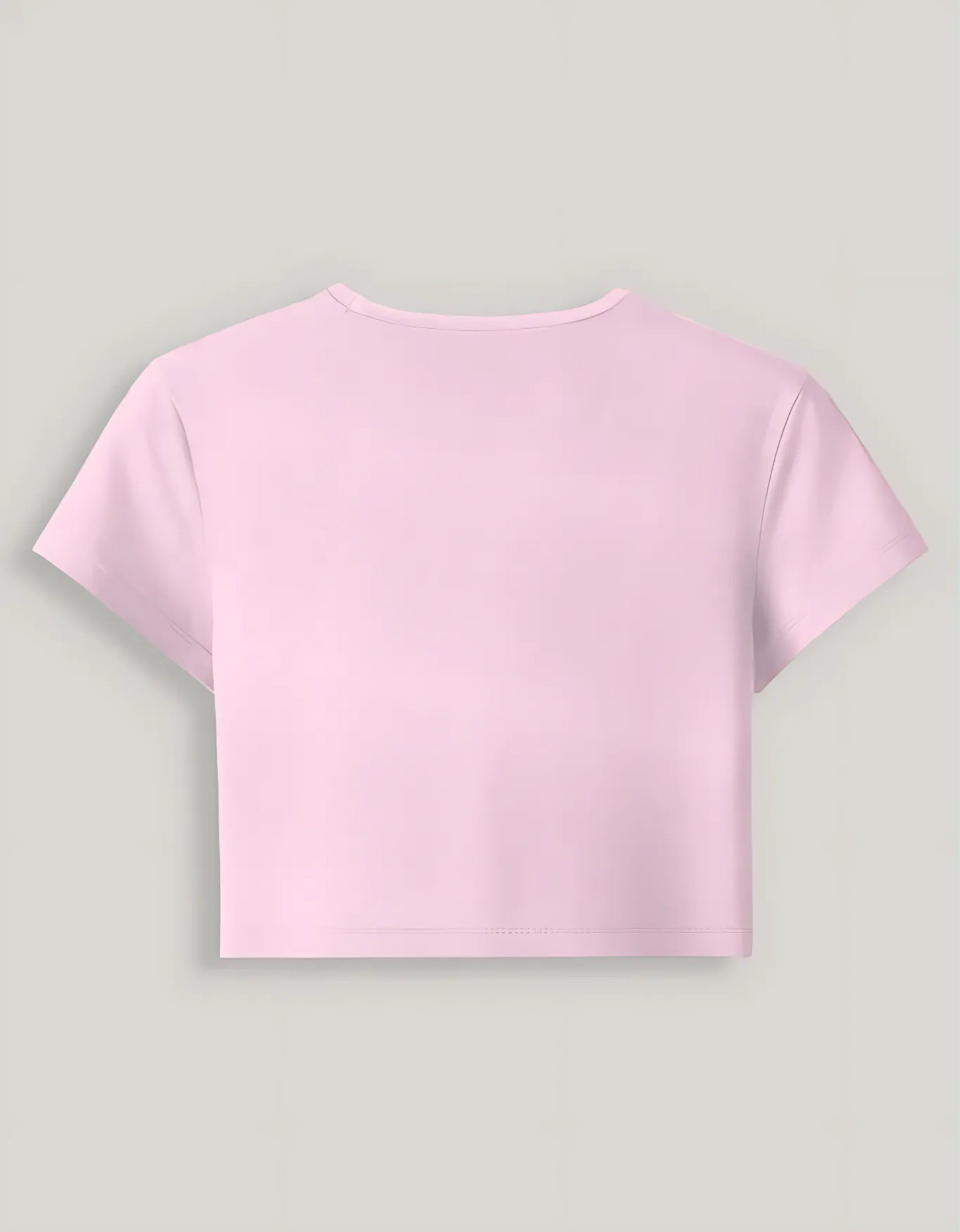 Women’s Baby Tee – “Mindset is Everything” Print | Stretchable Gen Z Fit | 240 GSM Cotton-Spandex, Bio-Washed