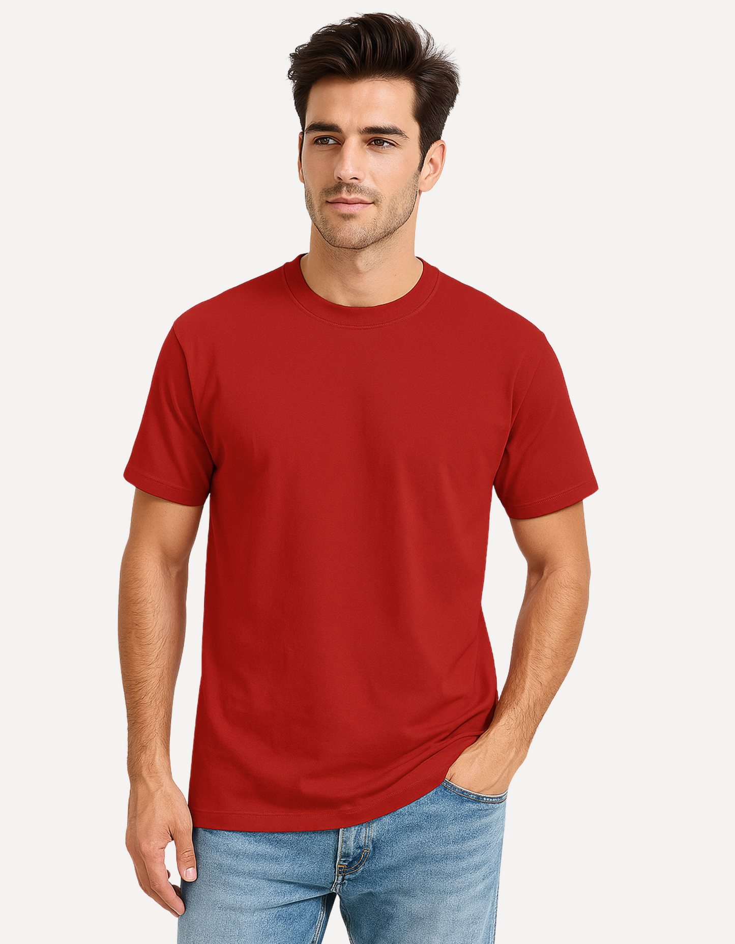 Unisex Classic Crew T-Shirt | 100% Cotton | Regular Fit | Plain Everyday Tee