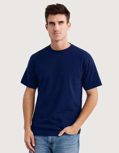 Unisex Classic Crew T-Shirt | 100% Cotton | Regular Fit | Plain Everyday Tee